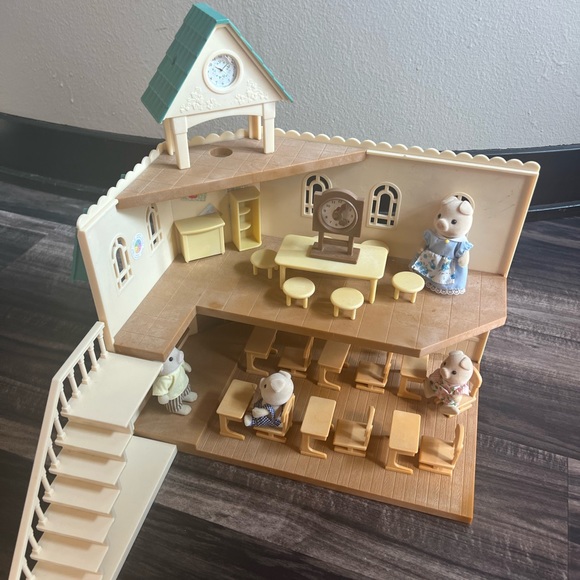 Toys Calico Critters Berry Grove School Playset Large Lot Poshmark